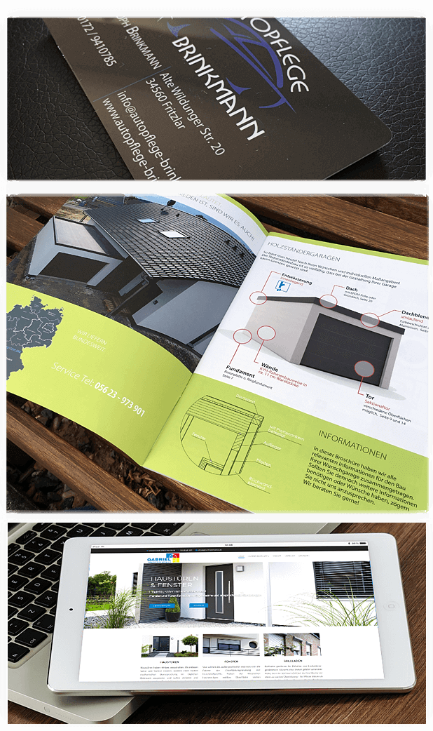 Grafikdesign Webdesign Printmedien